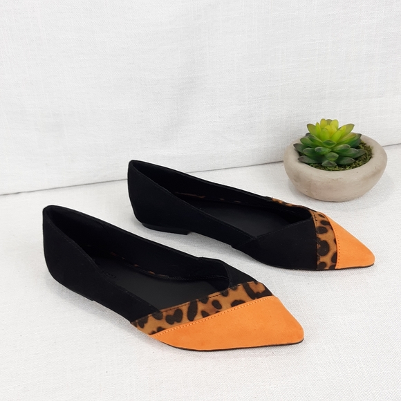 ASOS VIBRANT POINTED BALLET FLATS - Picture 11 of 16